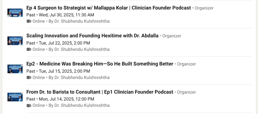 Live Podcast LinkedIn