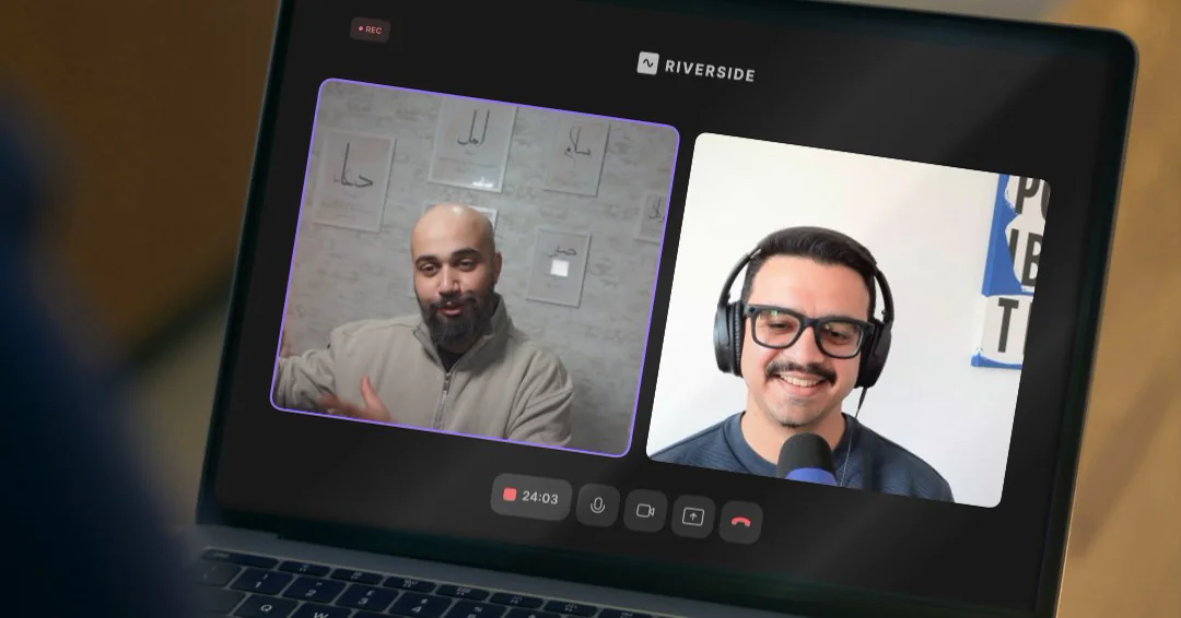 Shub speaking with RN Anas Abidrabbu on the Uncharted Narratives podcast